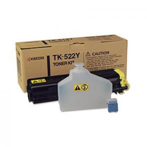 Kyocera TK-522 Yellow Toner Cartridge (1T02HJAUS0)