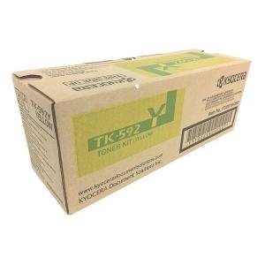 Kyocera TK-592 Yellow Toner Cartridge (1T02KVAUS0)