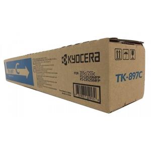 Genuine Kyocera TK-897C Cyan Toner Cartridge (1T02K0CUS0)