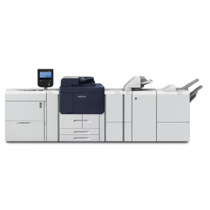 Xerox PrimeLink B9110 with Oversize High Capacity Feeder, Inserter, GBC Punch, Production Booklet Maker Finisher