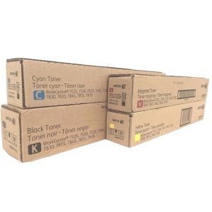 Xerox 7845 Metered Toner Set (006R01509, 006R01510, 006R01511, 006R01512)
